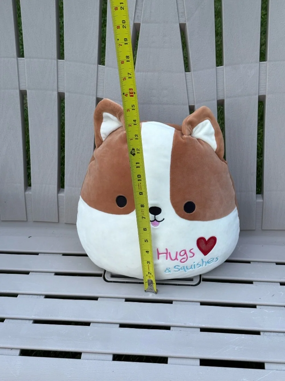 KellyToy Squishmallow‎ Reginald Corgi Plush.